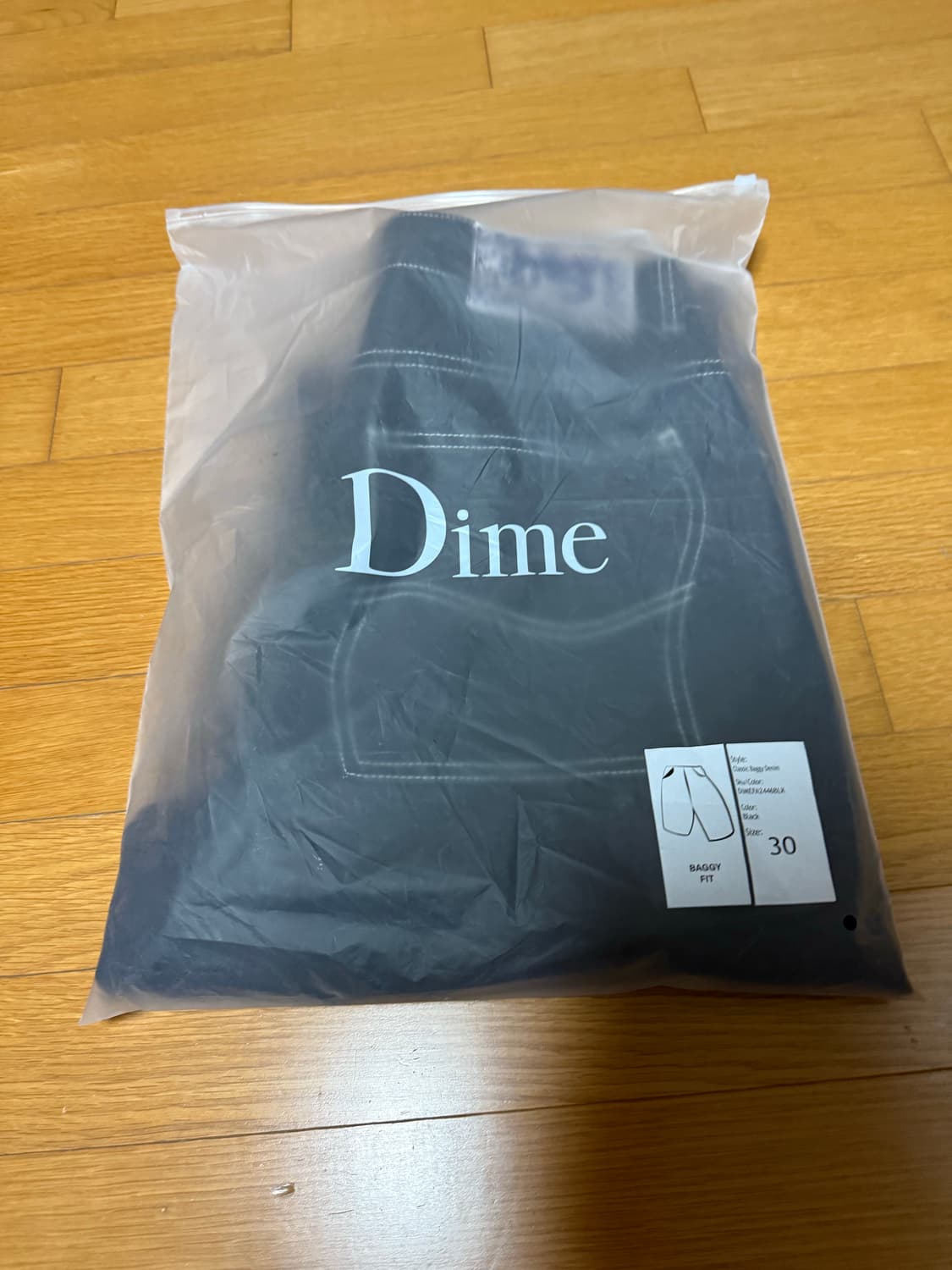 [30] Dime 다임 배기 데님 팬츠 블랙 상품이미지2