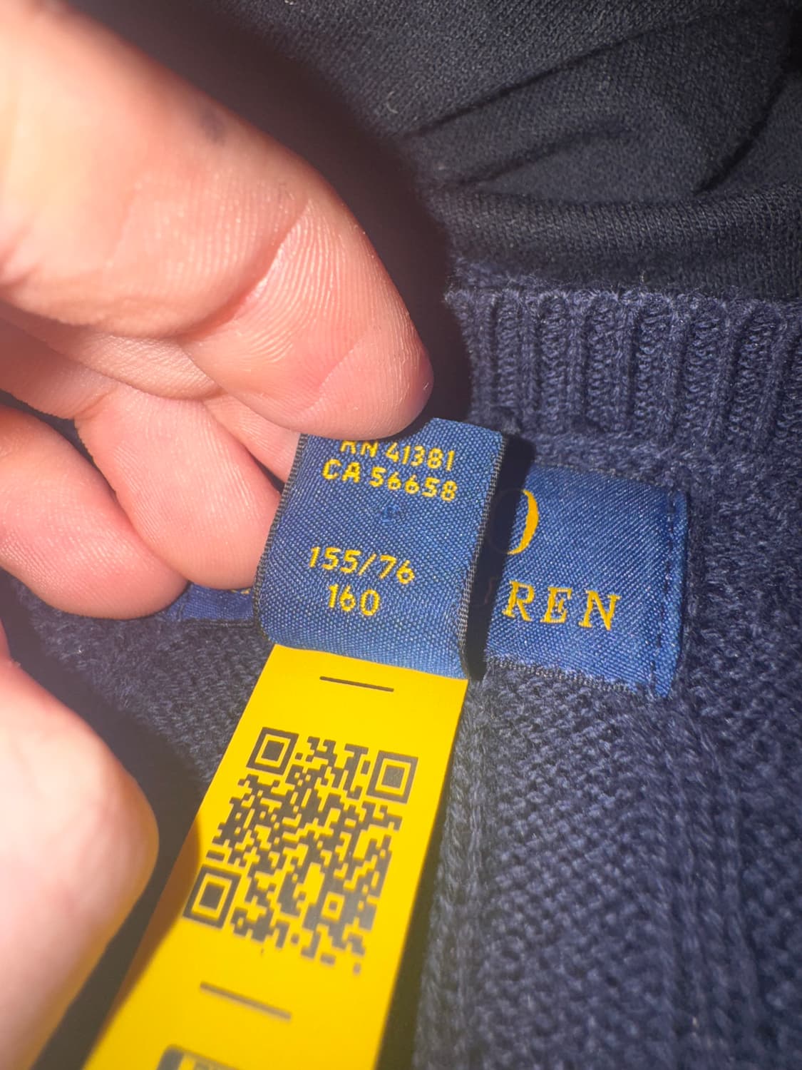 폴로 랄프로렌 네이비 니트 가디건 상품이미지3