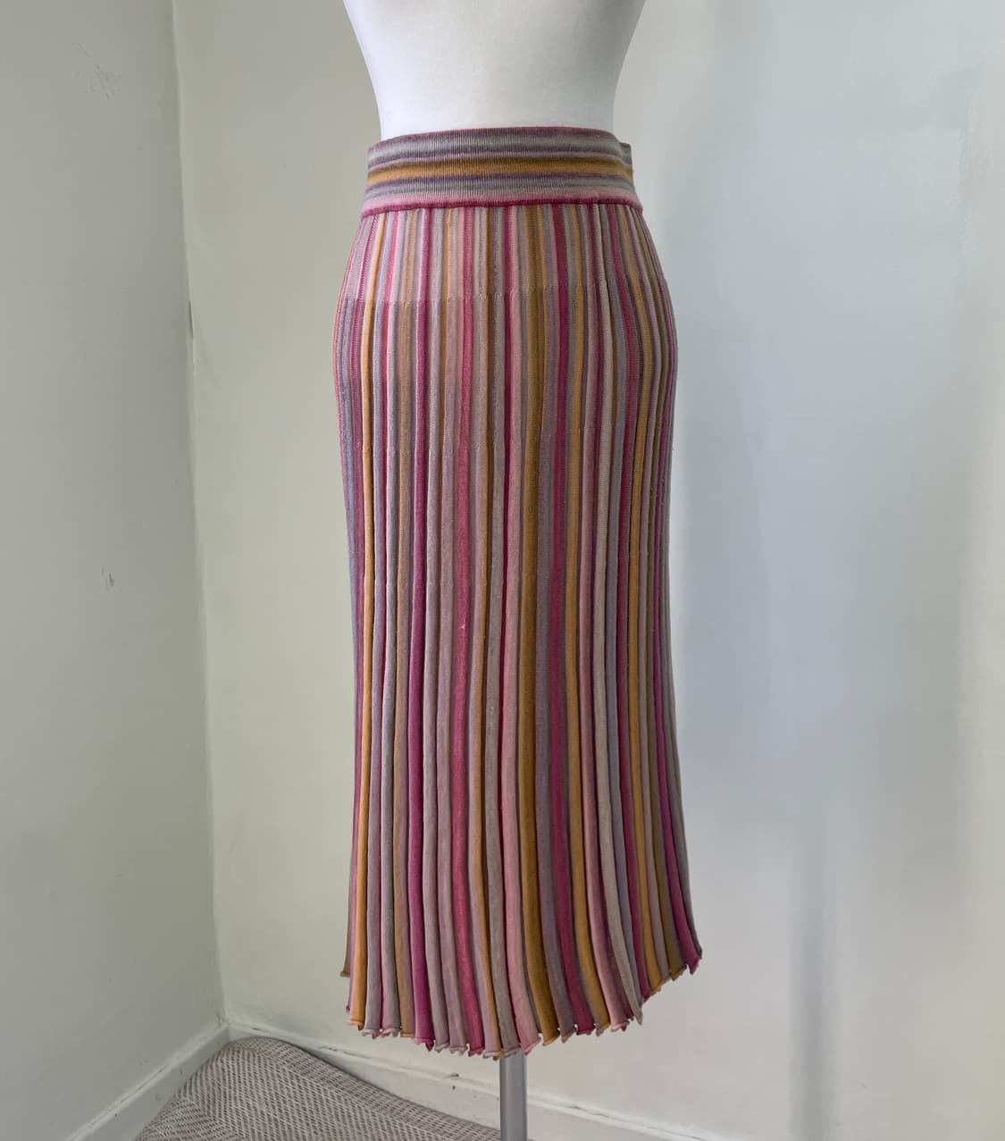 츠모리시타도 멀티컬러 니트 스커트 J04041 상품이미지2