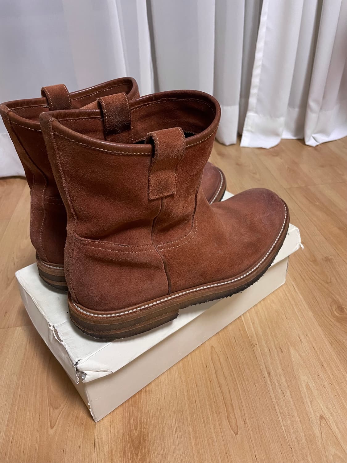 부테로 스웨이드 숏페코스부츠 엔지니어드 레드윙 상품이미지5