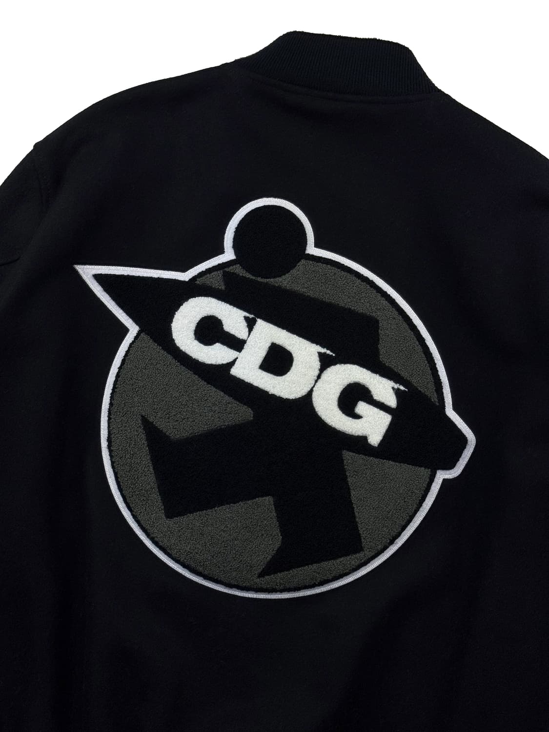 스투시 x CDG 바시티 자켓 상품이미지7