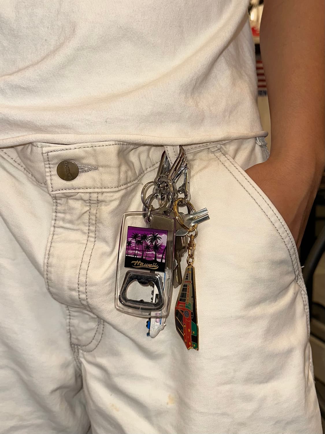 60-80’s Cuba train, Yale keyring 상품이미지1