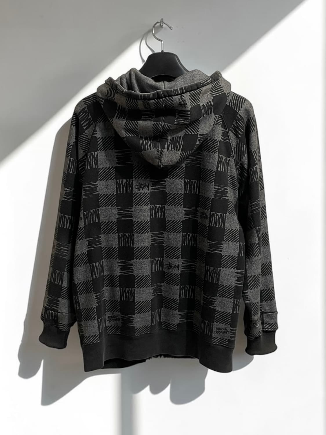 스투시 체크 집업 후드 상품이미지2