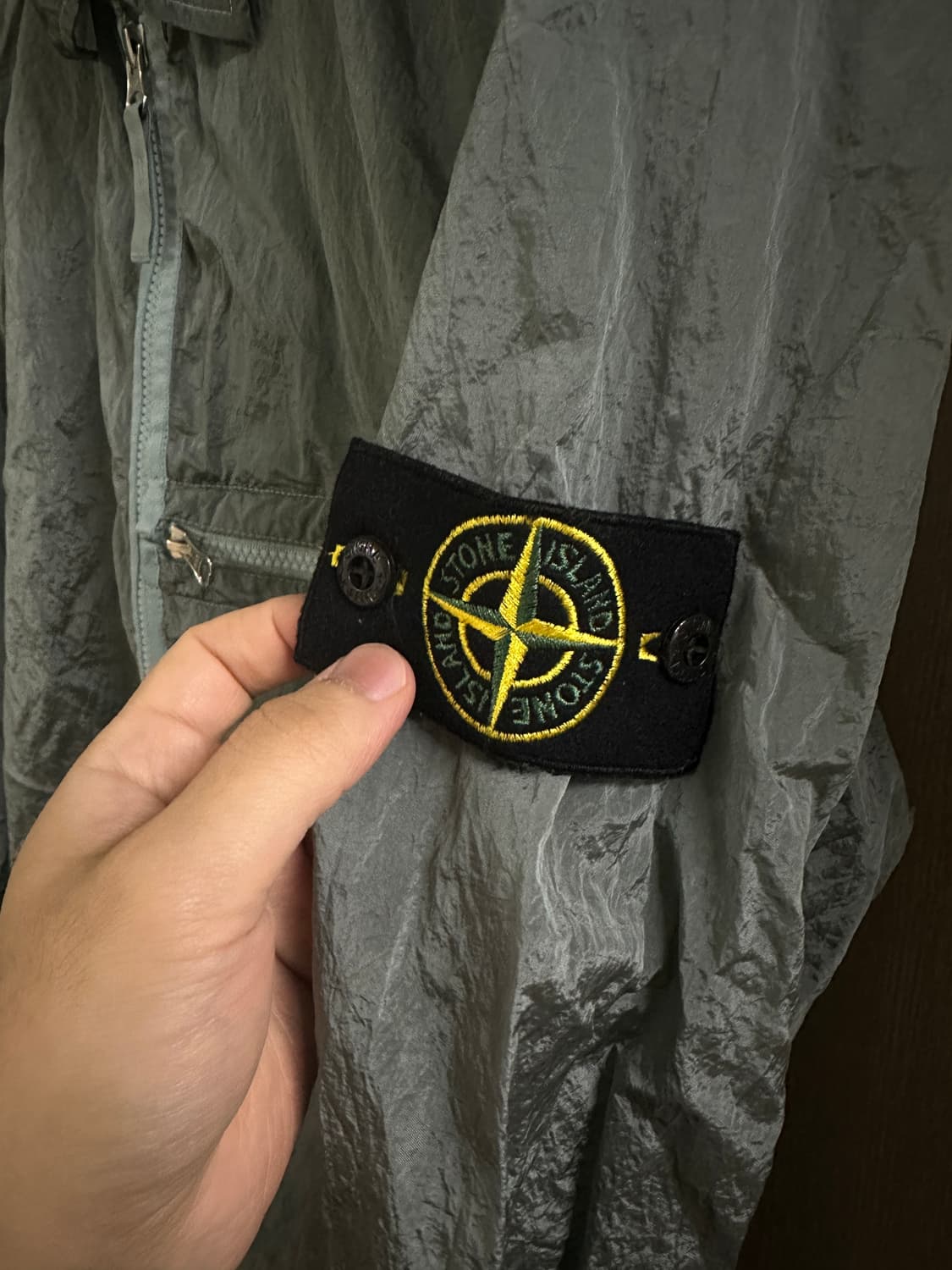 스톤아일랜드 나일론 메탈 오버셔츠 스카이 블루 M 상품이미지2