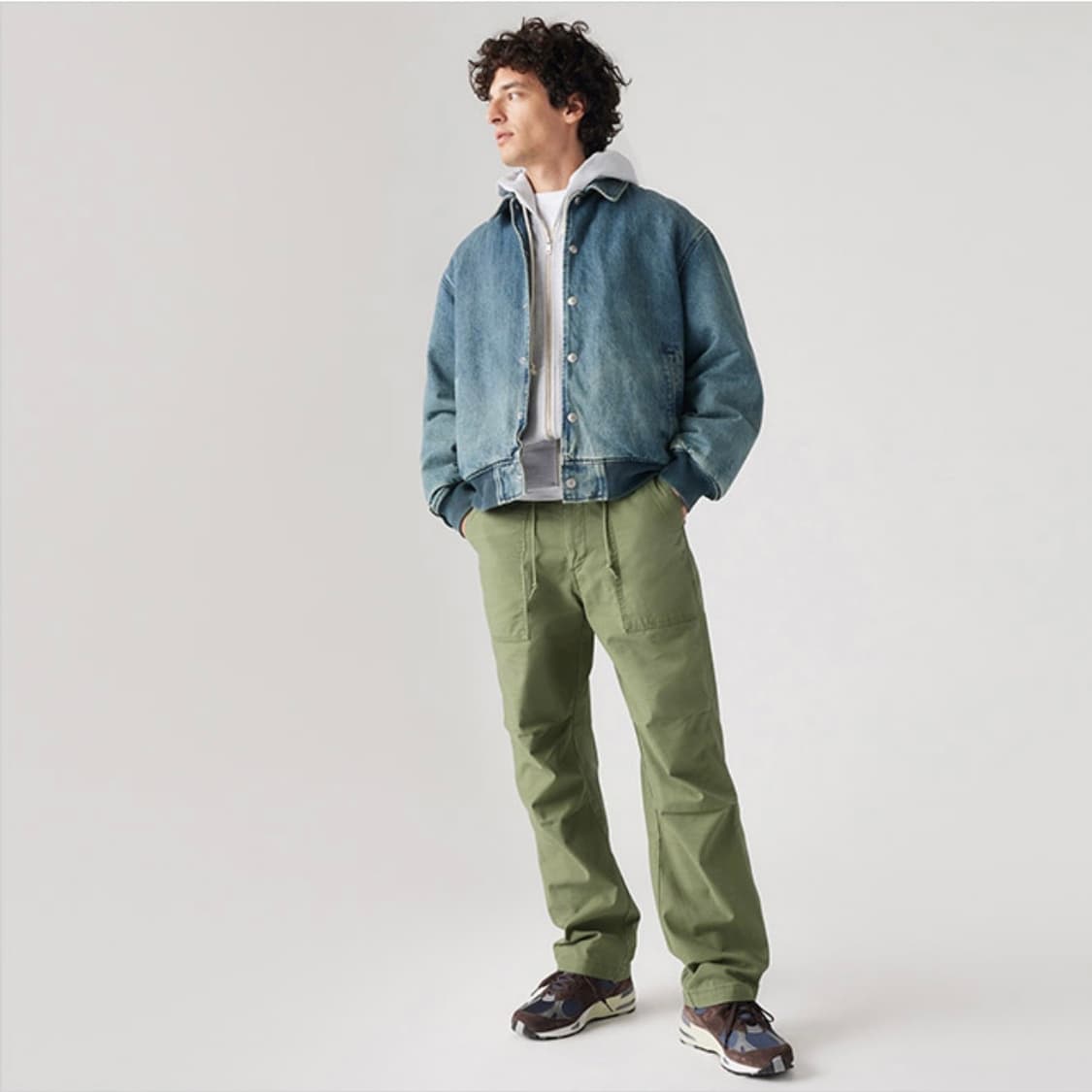 levis 리바이스 매장판 퍼티그 카고 올리브 팬츠 30 상품이미지9