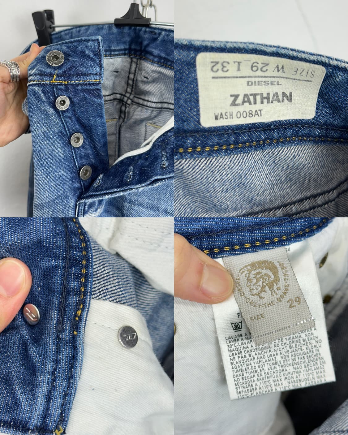 Diesel Distressed Indigo Bootcut Denim 상품이미지10