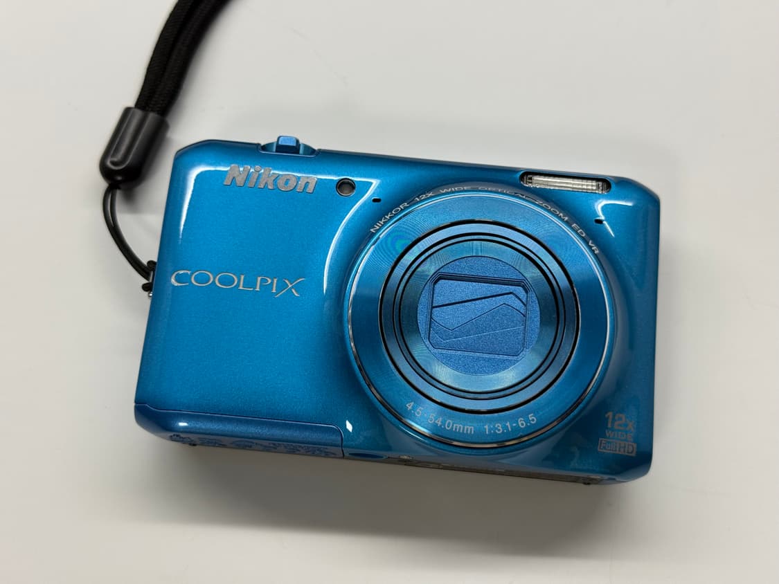 니콘 쿨픽스 s6400 블루 디지털 카메라 풀박스 상품이미지2