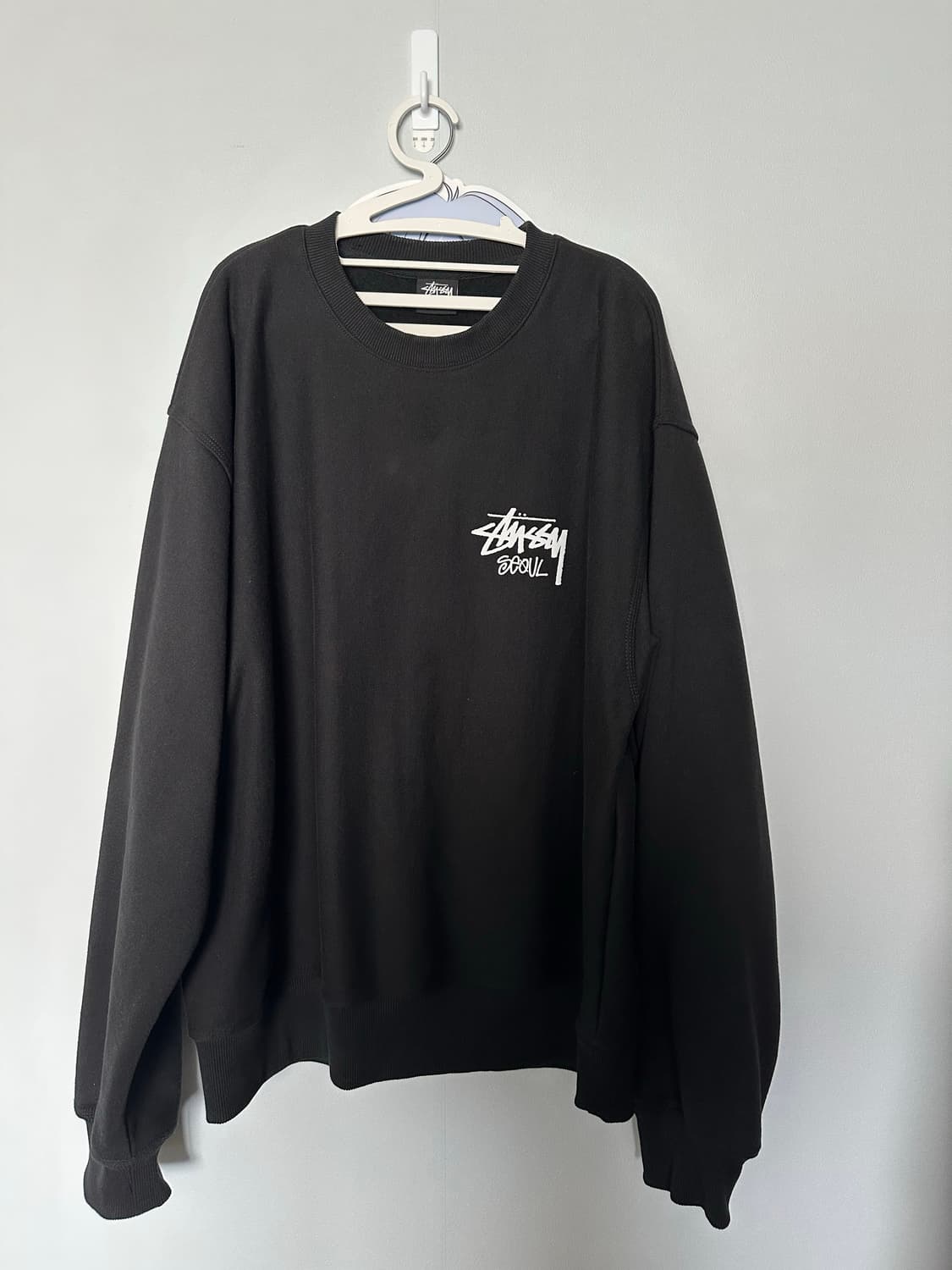 XL) 스투시 서울 크루넥 블랙 상품이미지3