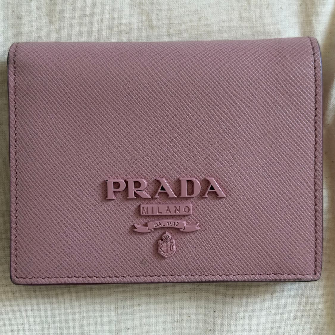 프라다 반지갑 핑크 상품이미지1