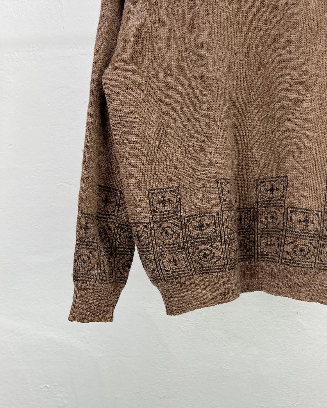 크리스찬 디올 브라운 페어 아일 니트 탑 스웨터 상품이미지4