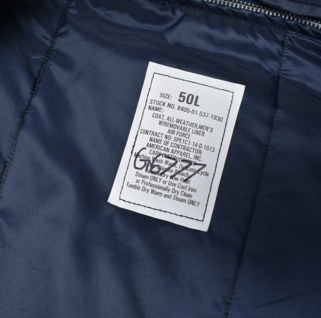 오리지널 미공군 올웨더 트렌치 코트 50L N0821 상품이미지8