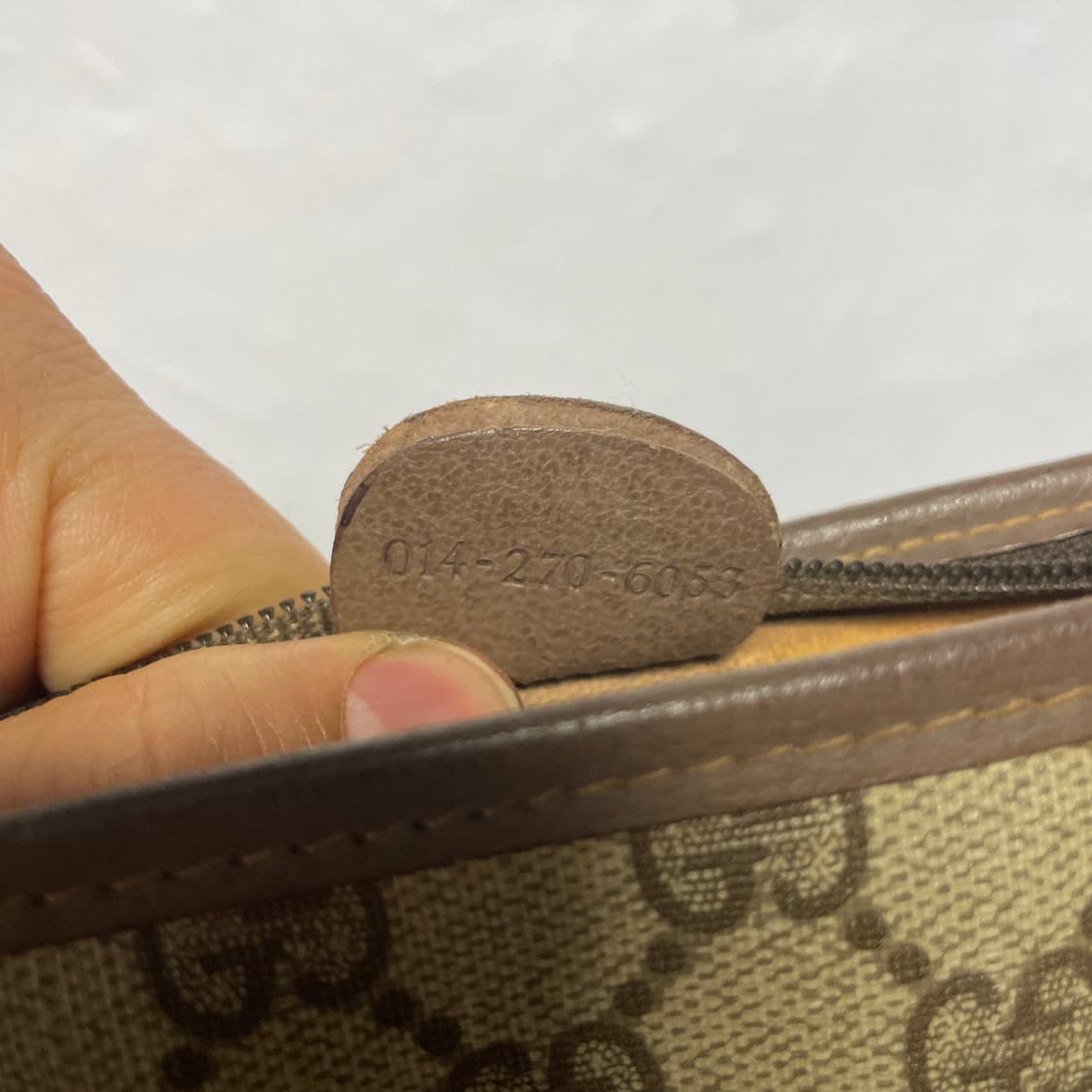 구찌 클래식 빈티지 GG모노그램 수프림 클러치백 상품이미지8