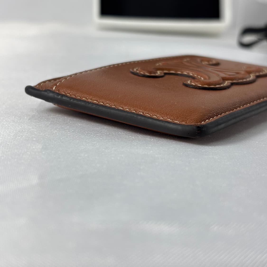 (풀구성,정품)셀린느 트리옹프 램스킨 카드홀더 지갑 상품이미지4