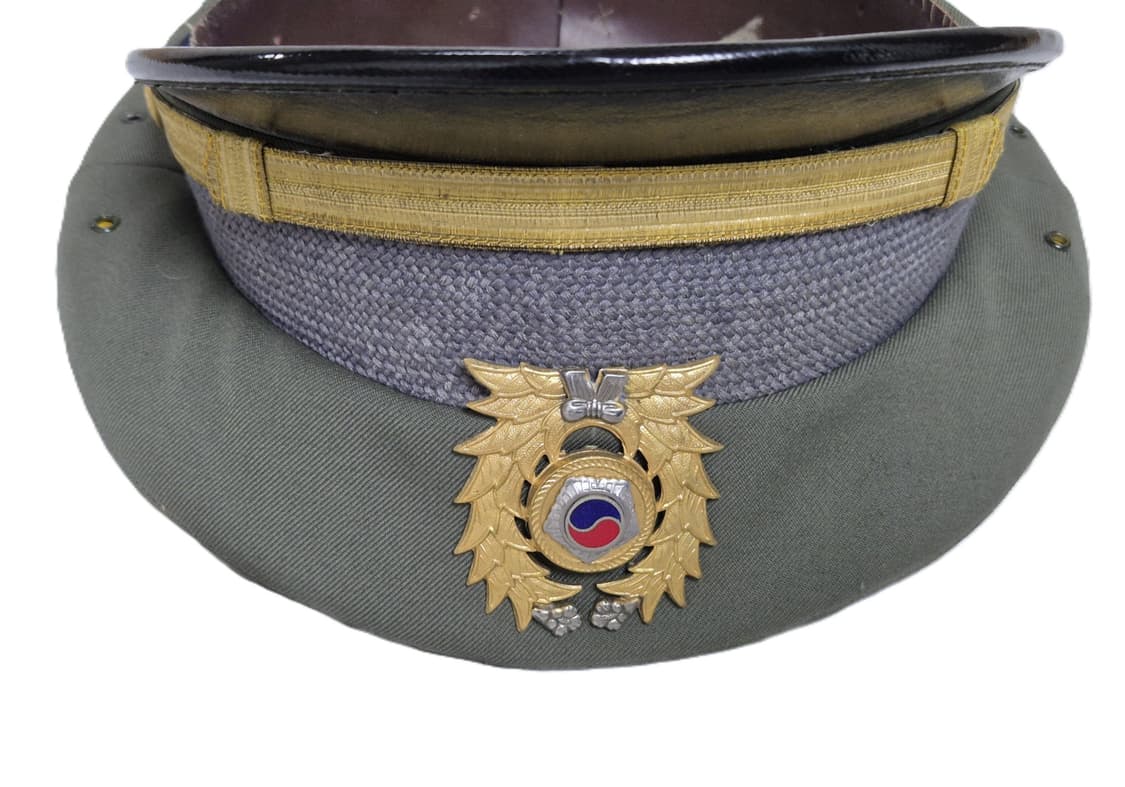 육군 구형 70s 위관 근무복 정복 정모 전투모 전투복 (56CM) 상품이미지6
