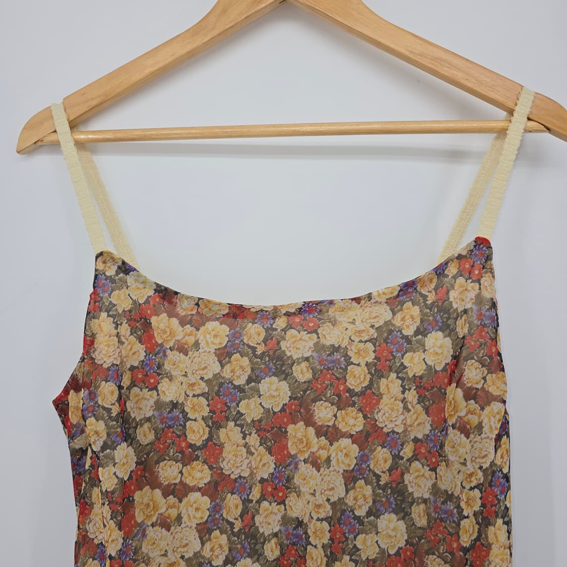 미국 빈티지 잔꽃무늬 롱 슬립 원피스 상품이미지7