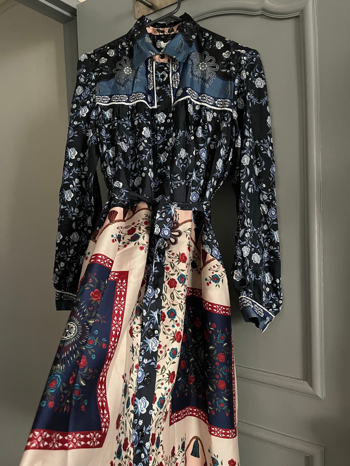 산드로 린 실크 원피스 38사이즈 상품이미지7