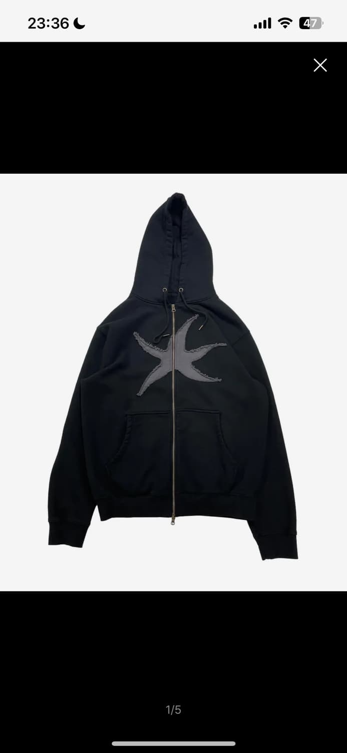 더콜디스트모먼트 후드집업 블랙 M 상품이미지1