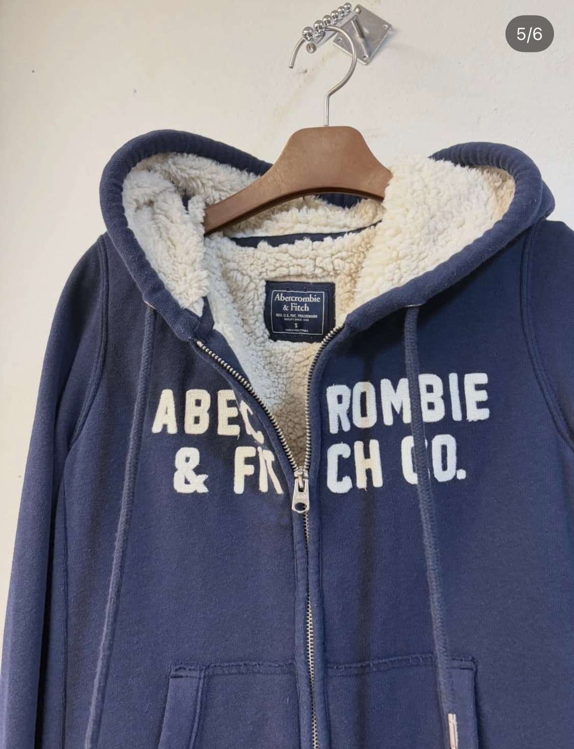 아베크롬비 양털 후드 집업 상품이미지4