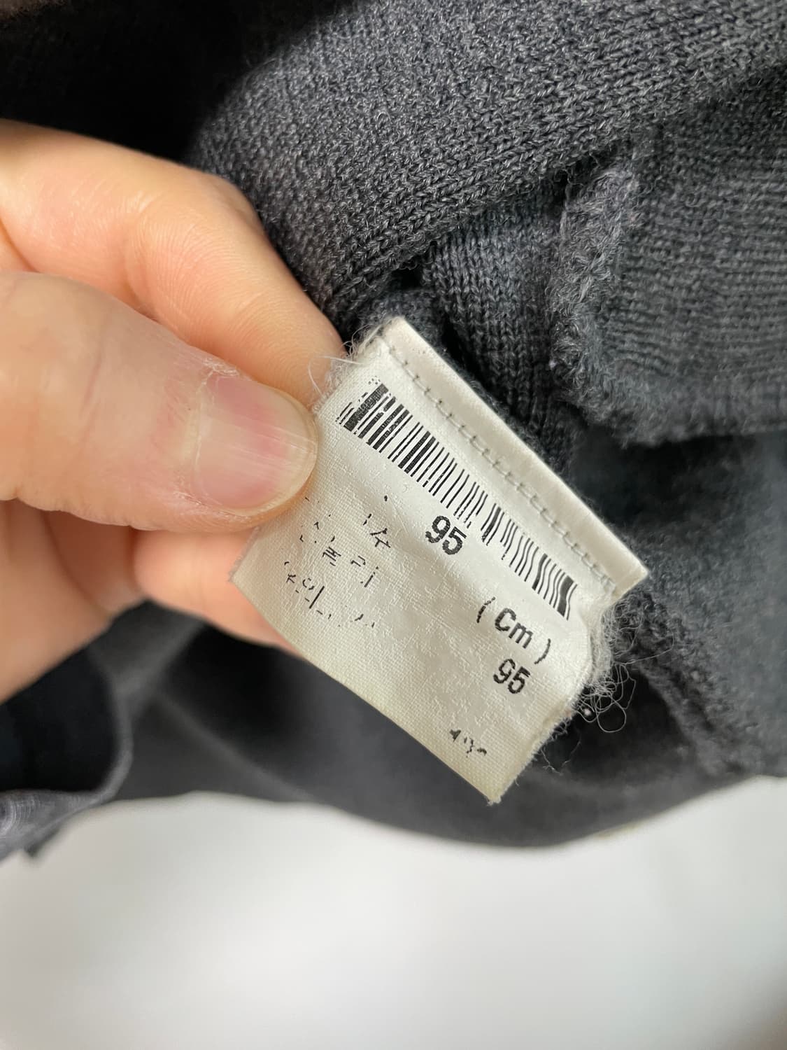 입생로랑 남성 울100% 테일러드 베스트 조끼 95 _ 차콜 상품이미지9