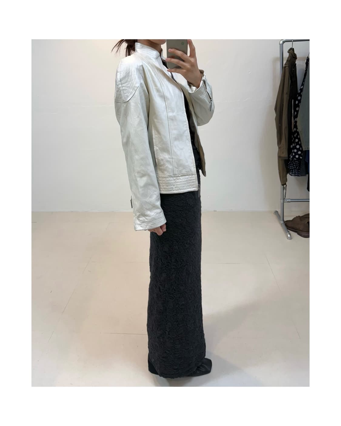Osca piel 리얼레더 자켓 상품이미지3