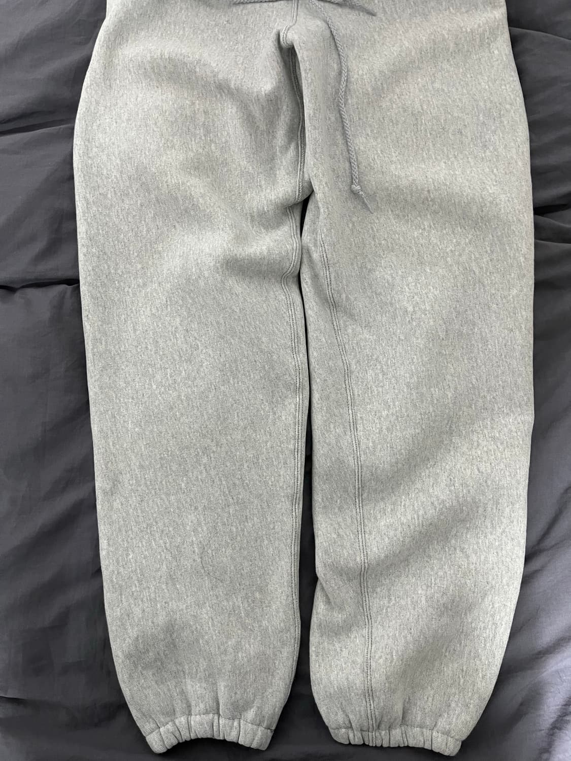 캠버 크로스 니트 스웻 팬츠 헤더 그레이 L 상품이미지3