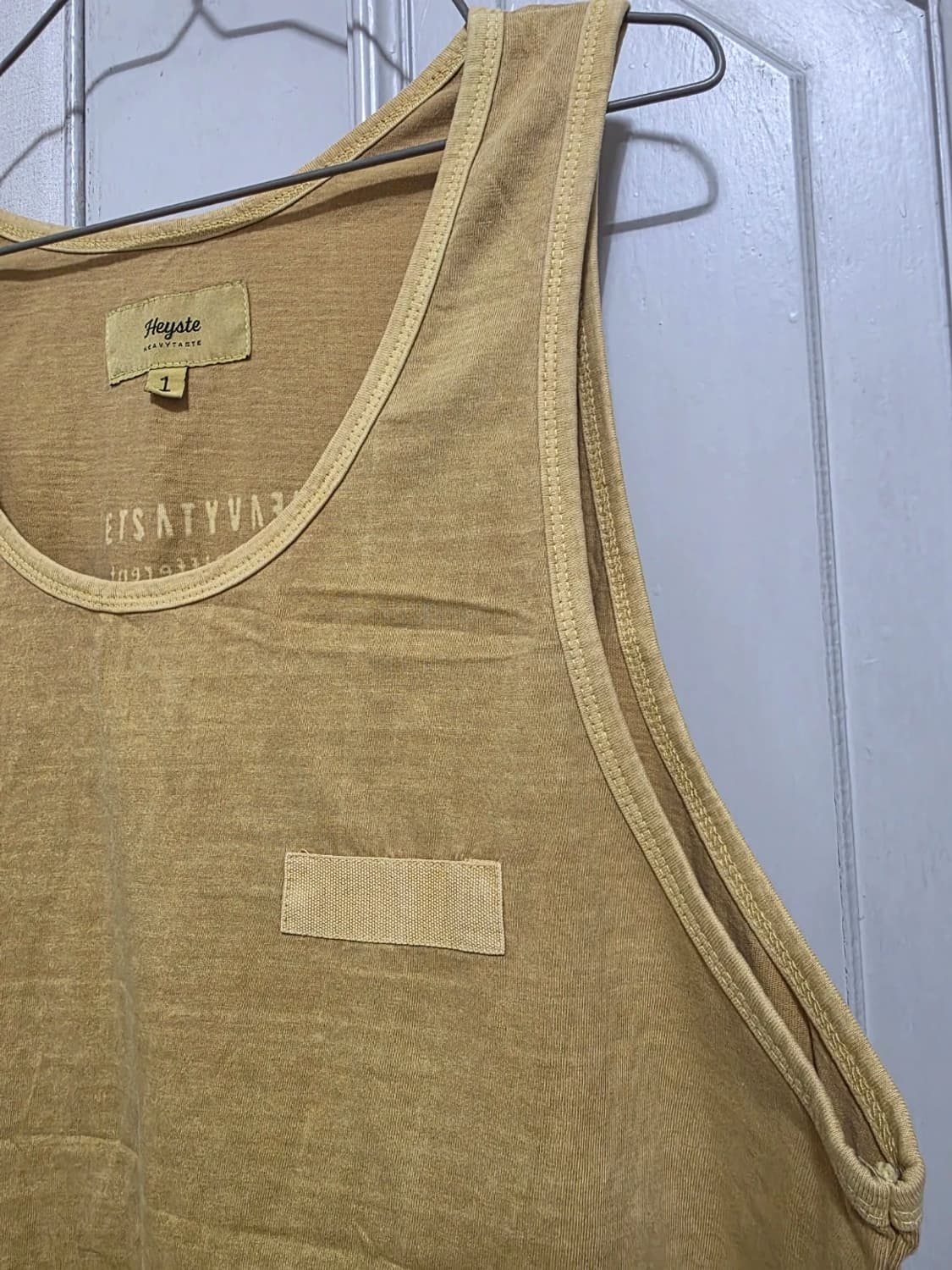 헤이스트 빈티지 워싱 슬리브리스 나시 1사이즈 상품이미지8