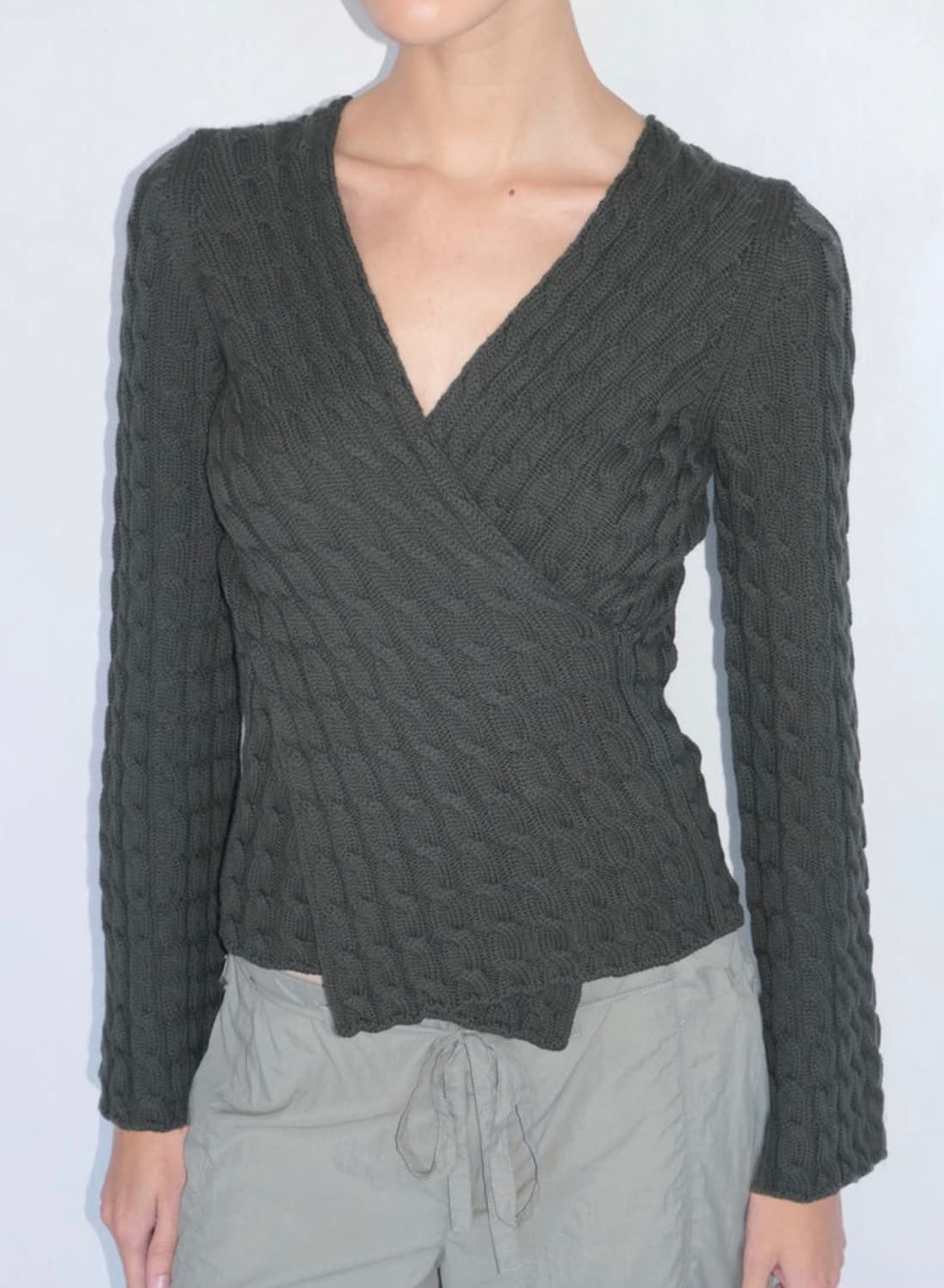 Paloma wool knit 팔로마울 발레리아 니트 카키 상품이미지1