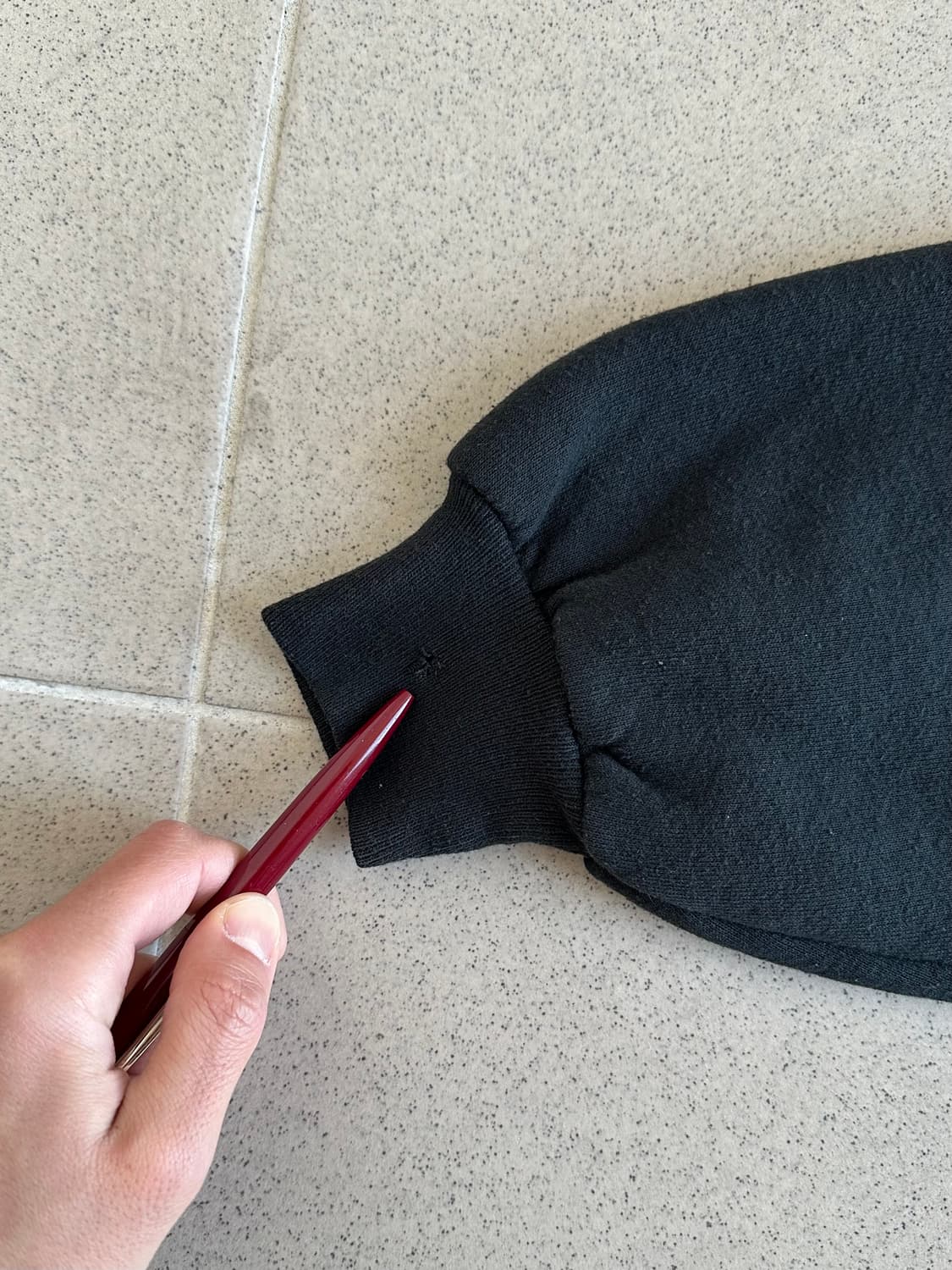 90s 빈티지 러셀 스웻셔츠 블랙 L USA 상품이미지7