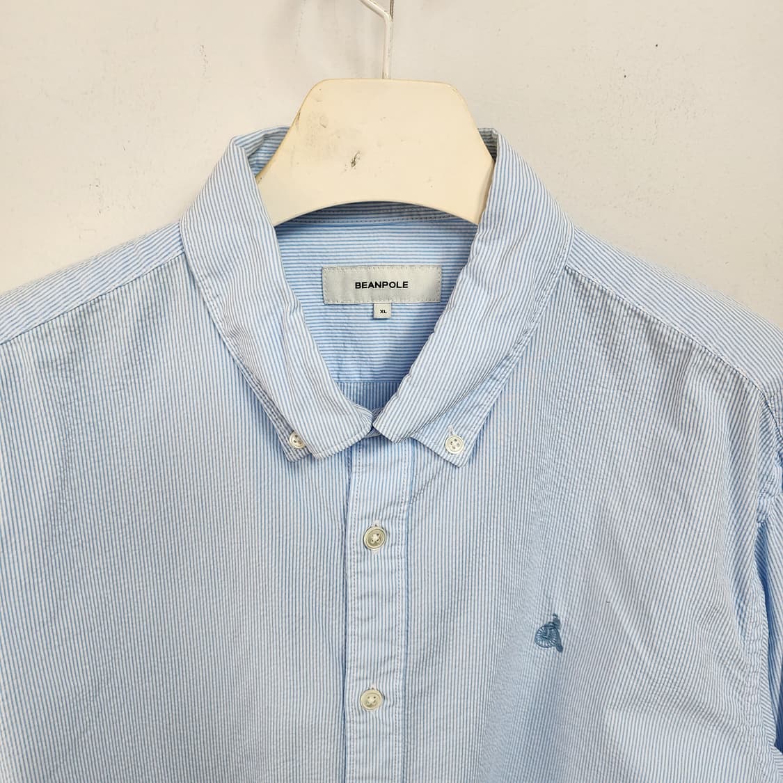 빈폴 셔츠 하늘색 스트라이프 긴팔 상품이미지2
