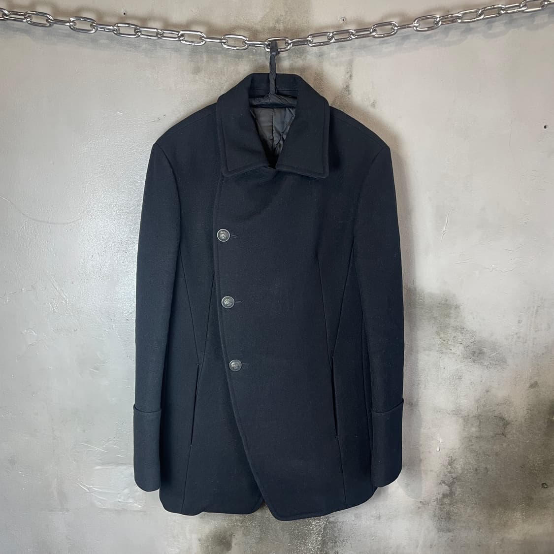 시스템 커브드 오피서 코트 상품이미지1