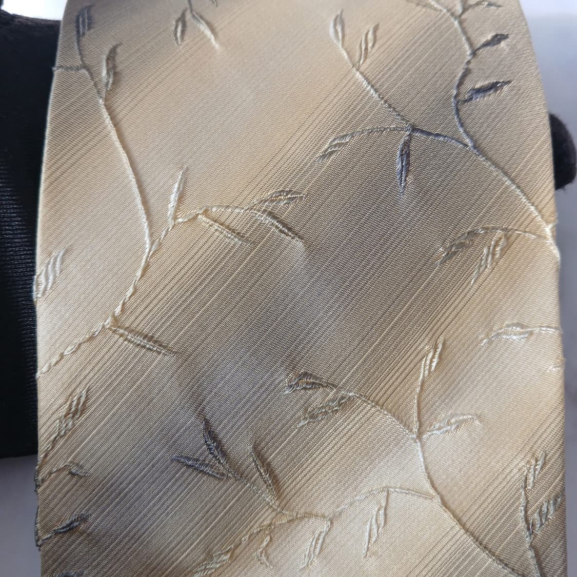 입생로랑 실크 머스타드 자카드 넥타이 9.4cm A+~A등급 A19673 상품이미지7