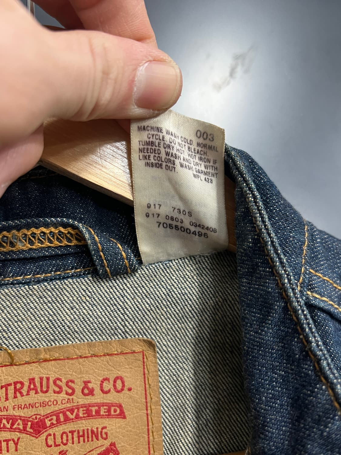 Levis 리바이스 이지 라이더 트러커 데님 자켓 상품이미지6