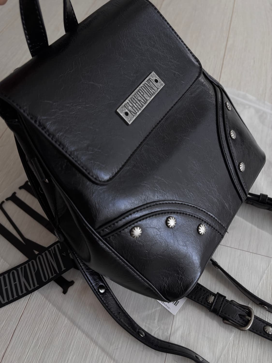 카키포인트 스터드 백팩 상품이미지6