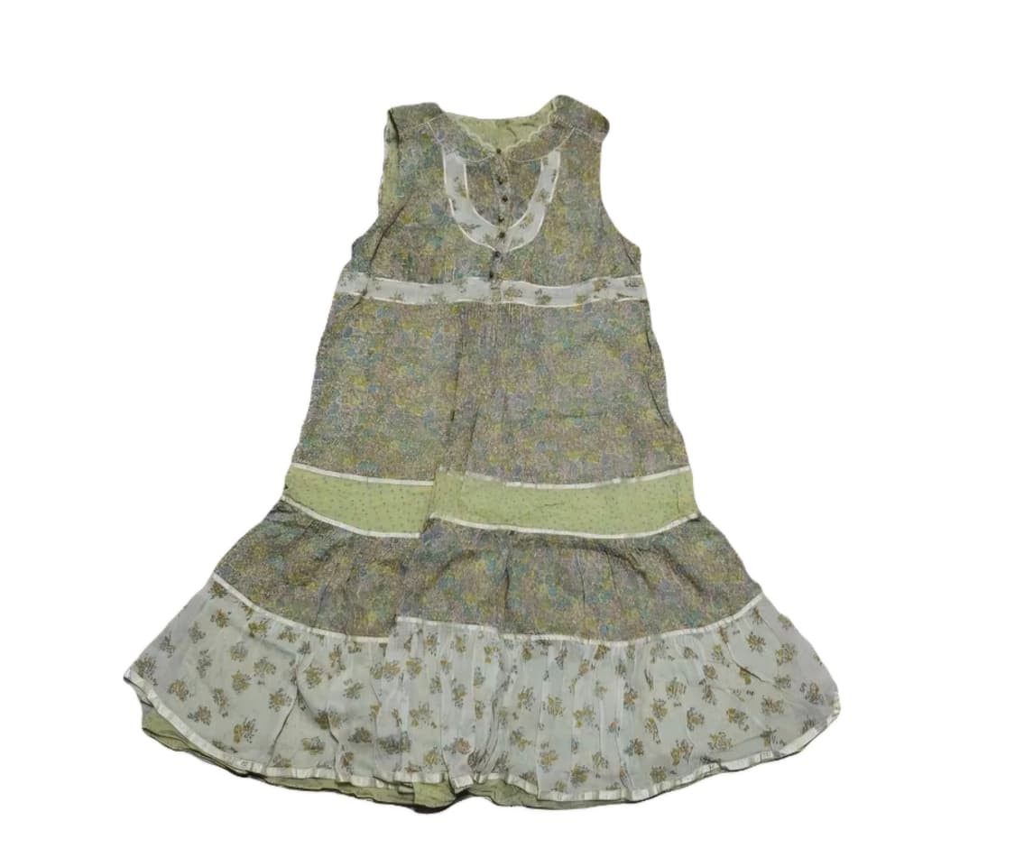 브랜드 불명, 연두색 시골원피스 상품이미지1