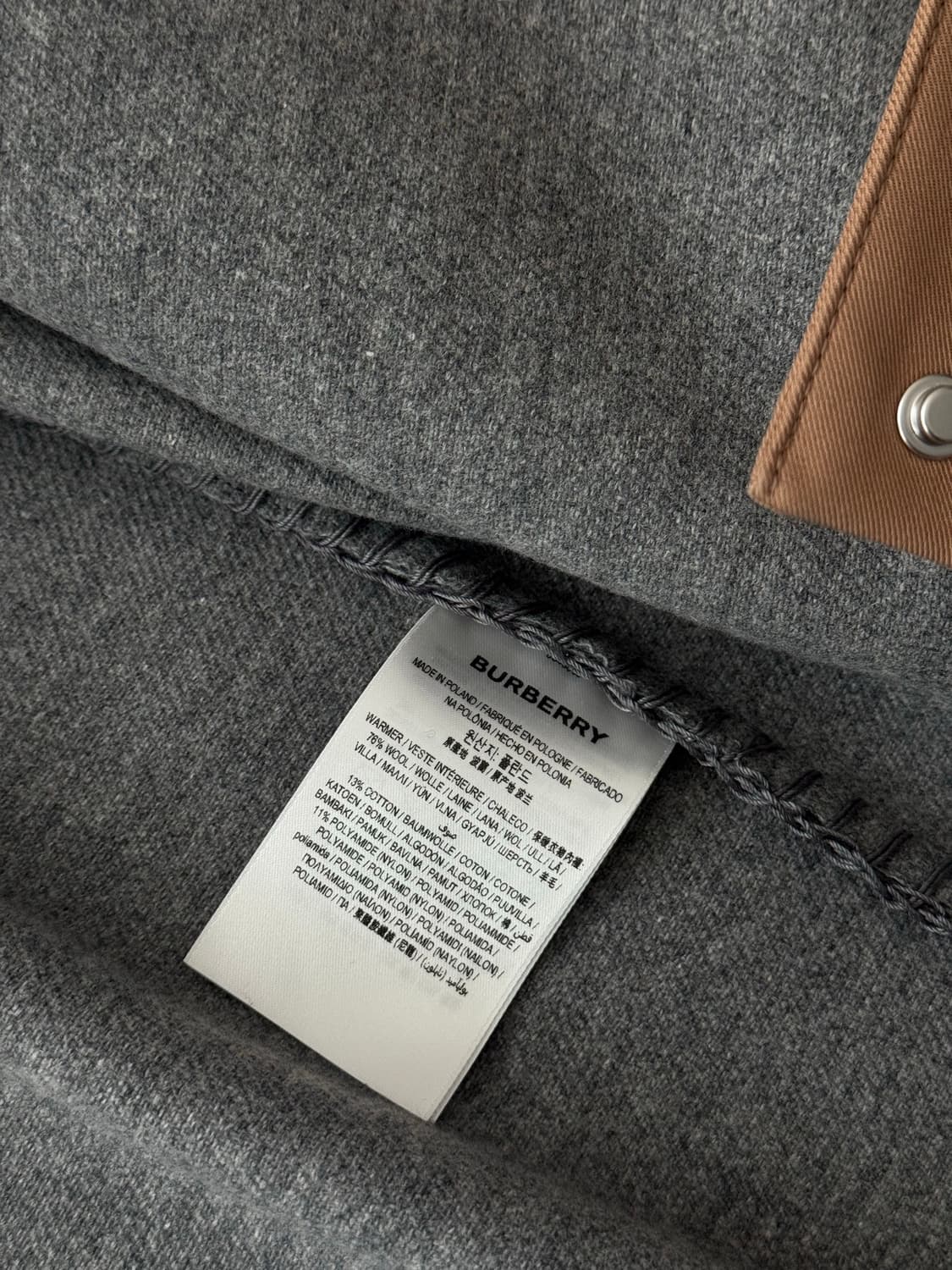 버버리 시어링 칼라 개버딘 필드 재킷 (워머 포함) 상품이미지6