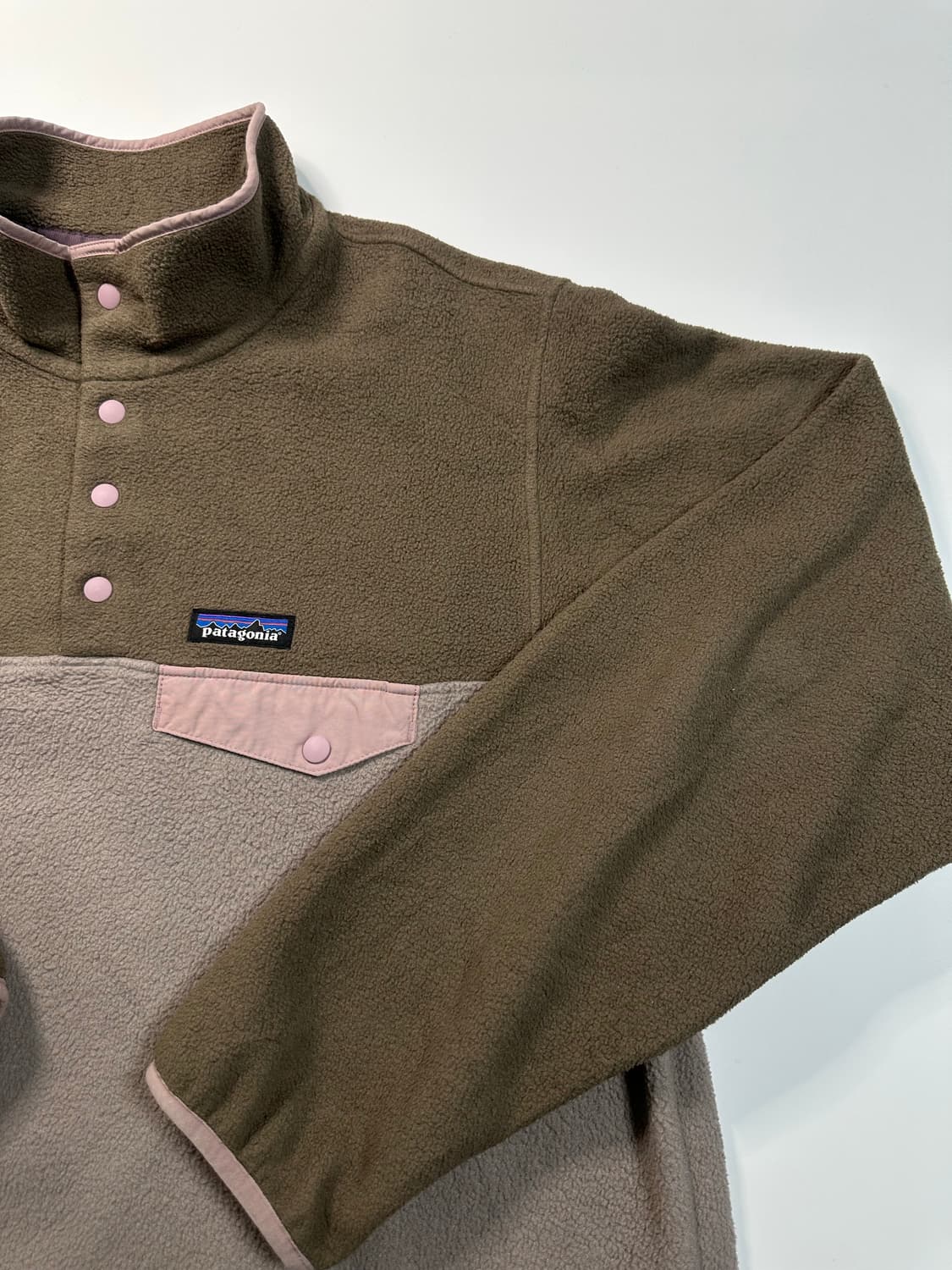 파타고니아 신칠라 플리스 브라운 핑크 상품이미지3