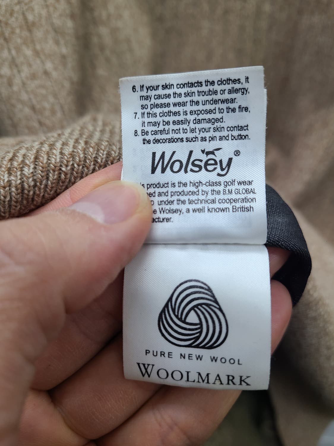 울시 울 하프집업 니트 상품이미지4