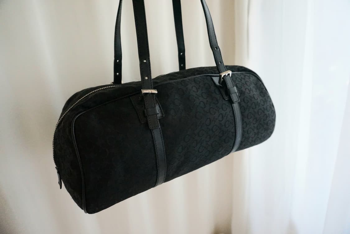 셀린느 패브릭 블랙 숄더 겸 토트백 상품이미지1