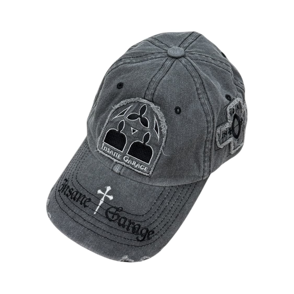 인세인개러지 그런지 패치 볼캡 모자 차콜 상품이미지2