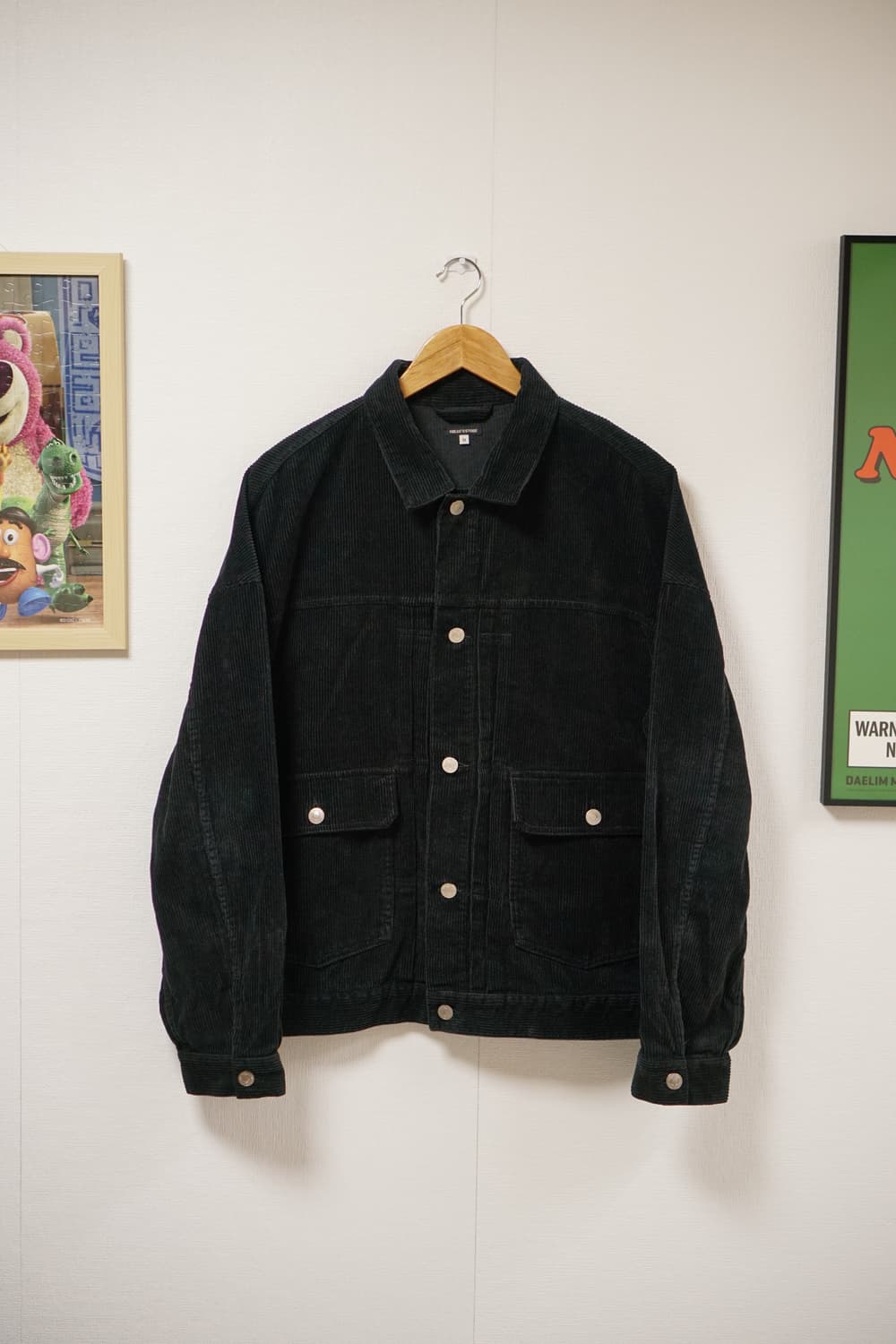 FREAK’S STORE 코듀로이 트러커 자켓 블랙 M 상품이미지1