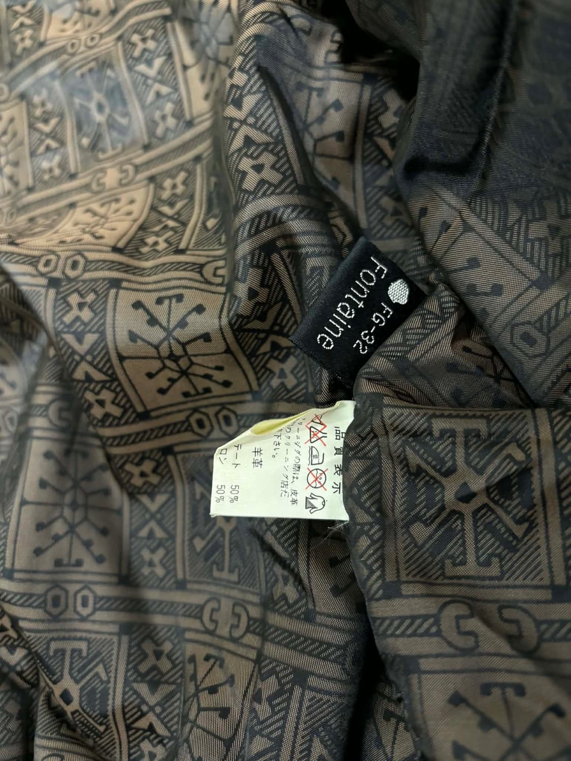 [50] Rponty 빈티지 양가죽 봄버 자켓 상품이미지4