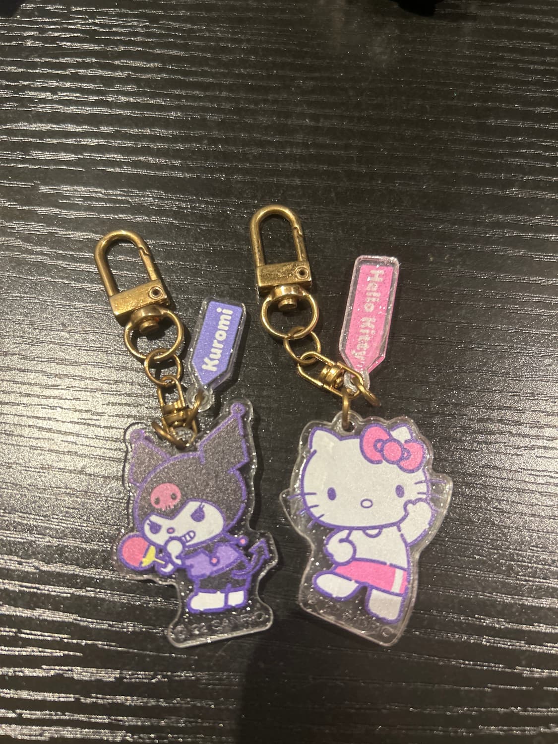 쿠로미 헬로키티 키링세트 상품이미지1