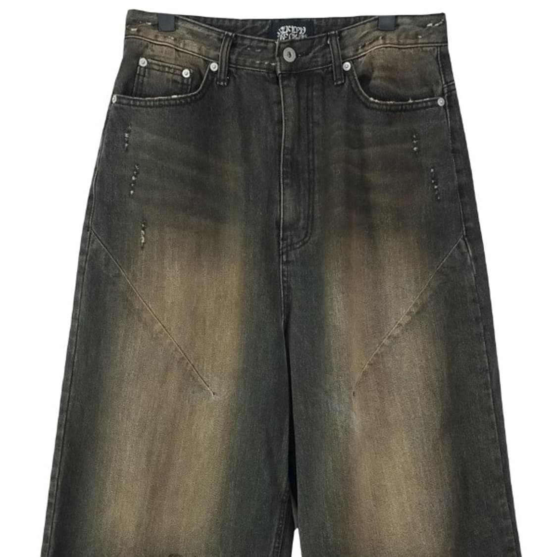 [선데이오프클럽] 23 F/W 오일 워시드 와이드 레그 데님 M20234 상품이미지4