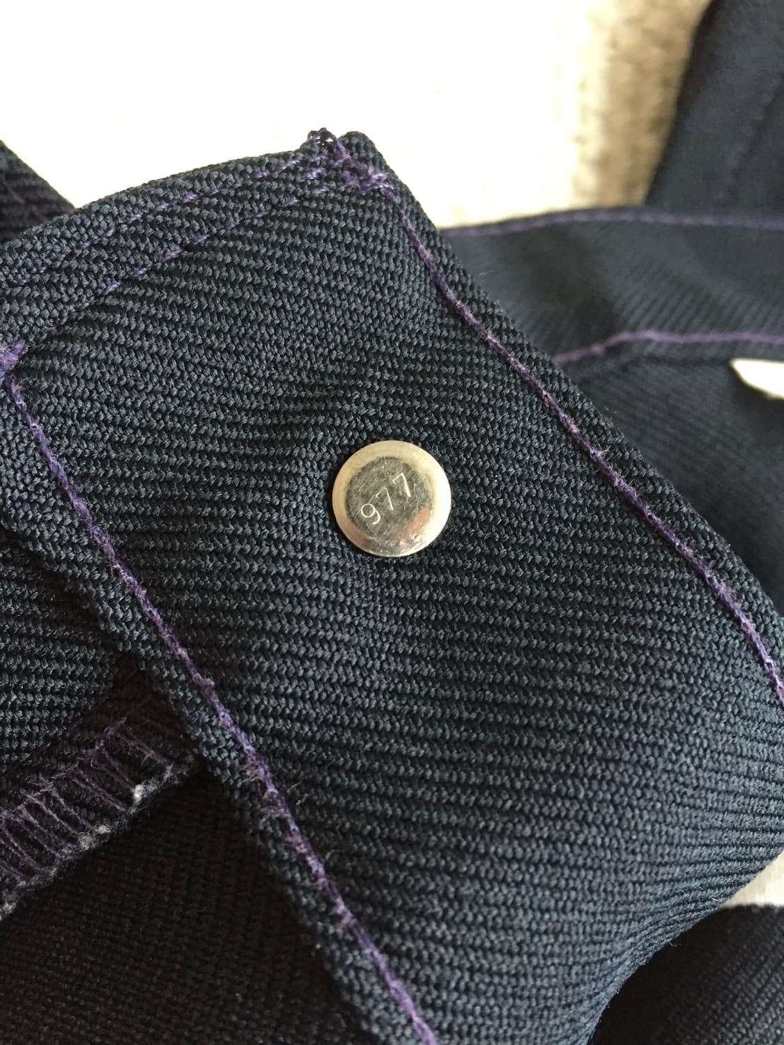 90-00’s levis 517 네이비 스타프레스트 블랭크탭 굿사이즈 상품이미지9