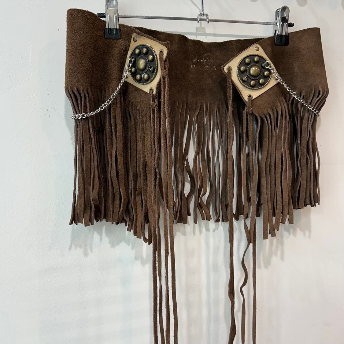 브라운 웨스턴 프린지 벨 상품이미지1