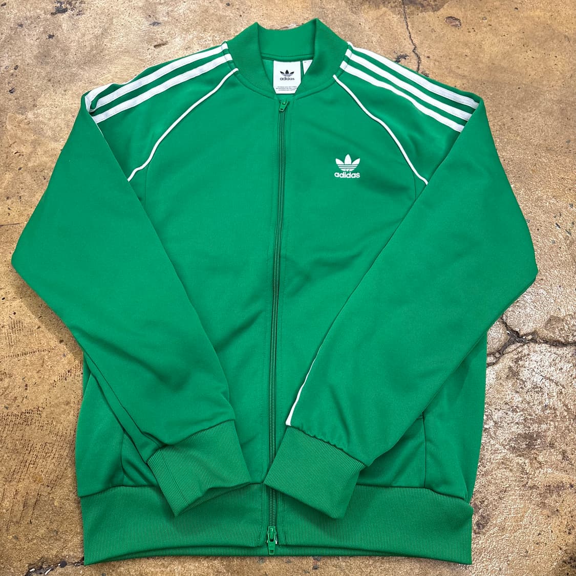 [정품/XL] 아디다스 슈퍼스타 파이어버트 트랙탑 져지 그린 b15 상품이미지2
