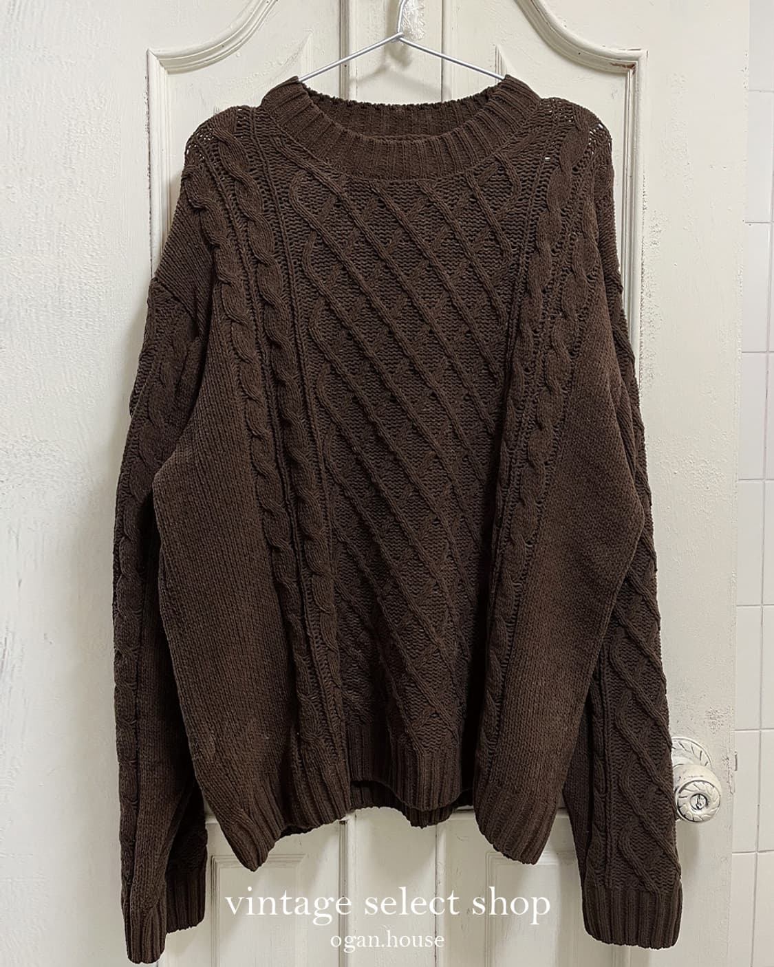 vintage twisted knit top[unisex] 상품이미지1