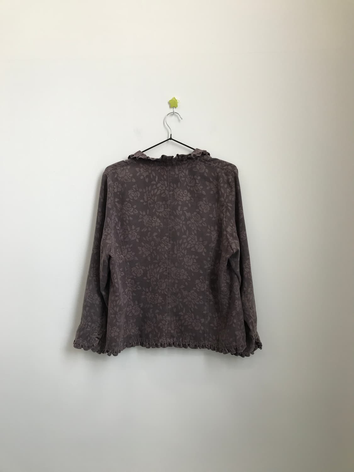 Jpn Floral Ruffle Button-Down Jacke 상품이미지5