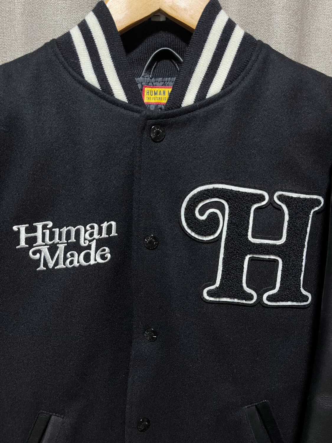 휴먼메이드 X 베르디 바시티 자켓 human made verdy 상품이미지3