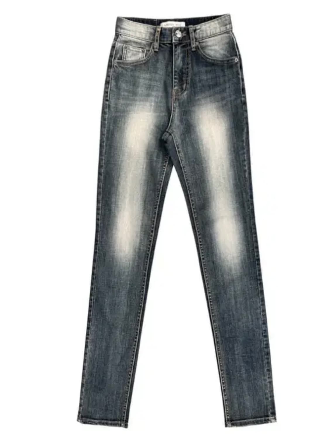 보헤미안서울 스트레이트 하이라이즈 블루 데님팬츠 m 상품이미지1